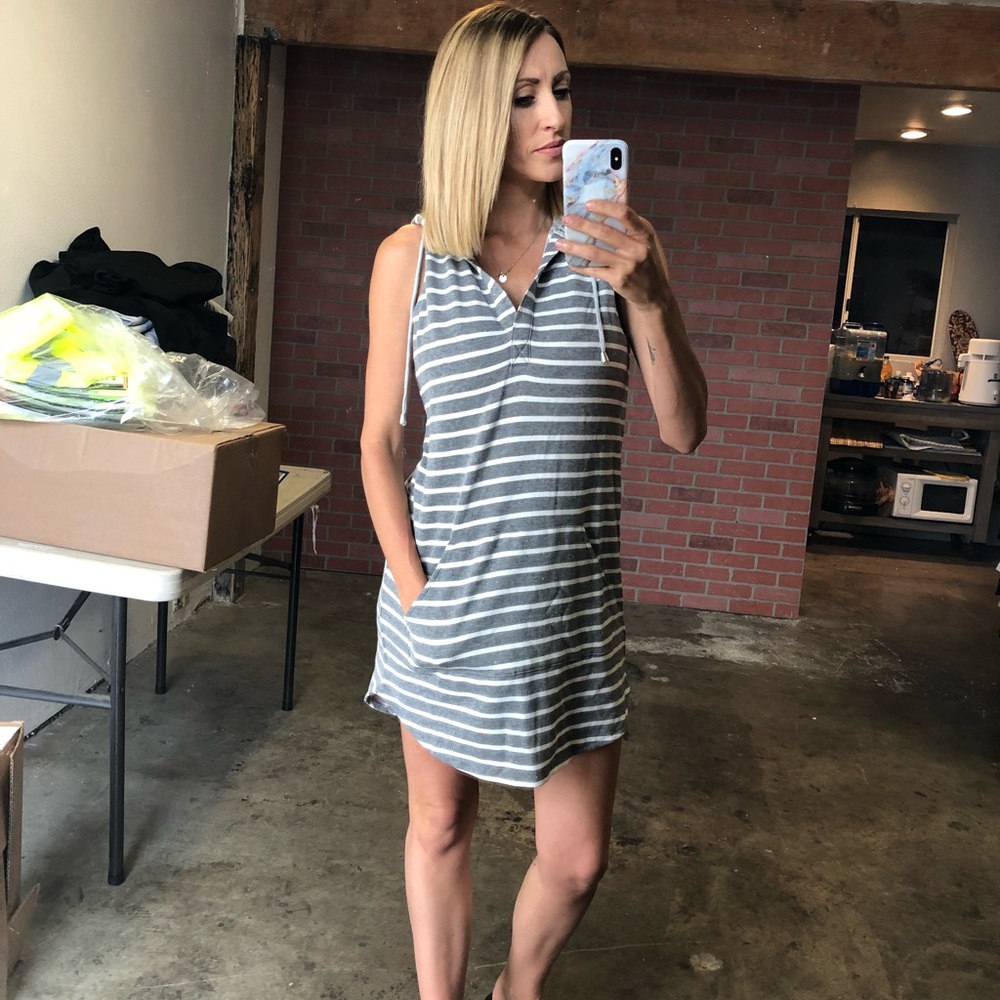 Hooded summer tunic